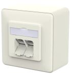 METZ CONNECT Anschlussdose E-DAT C6A IDC 2 Port AP...
