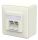 METZ CONNECT Anschlussdose E-DAT C6A LSA++ 2 Port AP reinweiß
