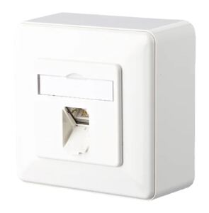 METZ CONNECT Anschlussdose Cat 6 E-DAT C6 8(8) AP LSA reinweiß