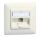 METZ CONNECT Anschlussdose E-DATmodul 8(8) UP leer 1 Port reinweiß