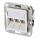 METZ CONNECT Anschlussdose ISO/IEC Cat.6A Modul 3 Port 270°M UPk rw