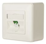 METZ CONNECT OpDAT Anschlussdose AP 1xLC-D SM APC...