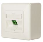 METZ CONNECT OpDAT Anschlussdose AP 1xLC-D SM APC...