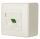 METZ CONNECT OpDAT Anschlussdose AP 1xLC-D SM APC reinweiß