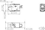 METZ CONNECT C6Amodul K 180° Jack Keystone RJ45