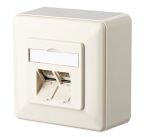 METZ CONNECT Anschlussdose ISO/IEC Cat.6A E-DAT 2 Port AP...