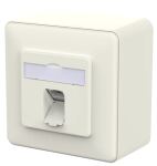 METZ CONNECT Anschlussdose E-DAT C6A IDC 1 Port AP...
