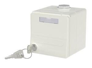 METZ CONNECT IP44 SG AP-Gehäuse Keystone unbestückt reinweiß