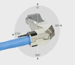 METZ CONNECT Stecker 25G RJ45 field plug pro 360
