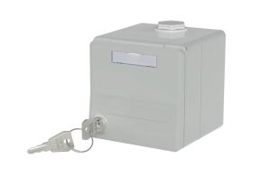 METZ CONNECT IP44 SG AP-Gehäuse Keystone unbestückt grau