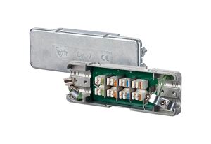 METZ CONNECT TP-Kabelverbinder Cat.7 LSA+, 8pol., vollgeschirmt