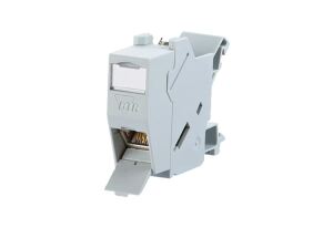 METZ CONNECT E-DAT modul REG 1 Port IP20 lichtgrau Cat.6A