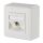 METZ CONNECT Anschlussdose E-DATmodul TIA/EIA Cat.6A 8(8) AP reinw.