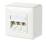 METZ CONNECT Anschlussdose ISO/IEC Cat.6A Modul 3 Port...