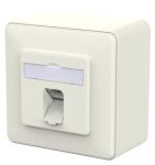 METZ CONNECT Anschlussdose E-DAT C6A LSA++ 1 Port AP...