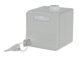 METZ CONNECT IP44 SG AP-Gehäuse Modul unbestückt grau