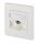 METZ CONNECT Anschlussdose E-DATmodul TIA/EIA Cat.6A  8(8) UP reinw.