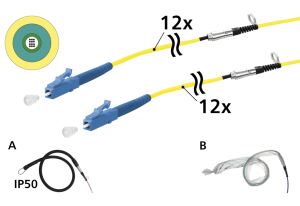 METZ CONNECT OpDAT VIK Universalkabel 12x OS2 LC-LC 50m