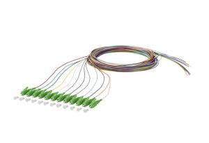 METZ CONNECT OpDAT Pigtail LC APC OS2 12 Farben (VPE 12)