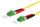 METZ CONNECT OpDAT Patchkabel LC-D APC/LC-D APC OS2 2,0m