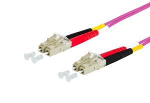 METZ CONNECT OpDAT Patchkabel LC-D/LC-D OM4, 0,5 m