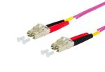 METZ CONNECT OpDAT Patchkabel LC-D/LC-D OM4, 0,5 m