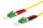 METZ CONNECT OpDAT Patchkabel LC-D APC/LC-D APC OS2 0,5m