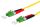 METZ CONNECT OpDAT Patchkabel LC-D APC/LC-D APC OS2 1,0m