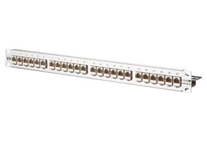 METZ CONNECT Patchfeld Cat.6A E-DAT modul 24x8 19" 1HE