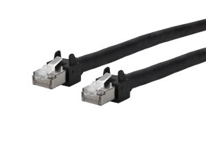 METZ CONNECT Patchkabel 6kV Flex500 Outdoor schwarz 3,0m