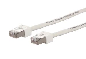 METZ CONNECT Ultraflex500 VoIP Patchkabel S/FTP Cat.6 weiß 1,0m