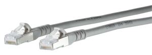 METZ CONNECT Patchkabel S/FTP Cat.6A grau 1,5m