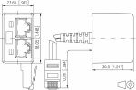 METZ CONNECT UAE Adapter WE8(4)-WE8/WE8 RJ45 Stecker, 0,1m Verl.