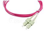 BlueOptics LWL Patchkabel LC / SC MM OM4 magenta 1,0m