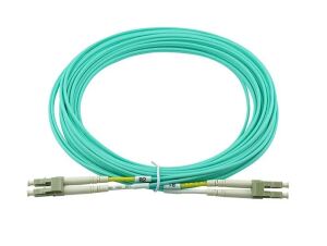 BlueOptics LWL Patchkabel LC / LC MM OM3 aqua 0,5m