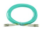 BlueOptics LWL Patchkabel LC / LC MM OM3 aqua 0,5m