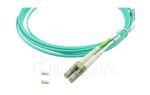 BlueOptics LWL Patchkabel LC / LC MM OM3 aqua 0,5m