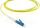 BlueOptics LWL Patchkabel Simplex LC/UPC / SC/APC SM OS2 3,0m