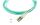 BlueOptics LWL Patchkabel LC / LC MM OM3 aqua 3,0m