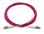 BlueOptics LWL Patchkabel LC / LC MM OM4 magenta 0,5m