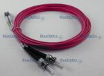 BlueOptics LWL Patchkabel LC / ST MM OM4 magenta 2,0m