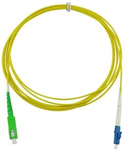 BlueOptics LWL Patchkabel LC/UPC > SC/APC SM OS2 gelb 1,0m