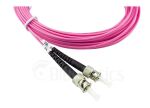 BlueOptics LWL Patchkabel LC / ST MM OM4 magenta 5,0m