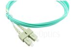 BlueOptics LWL Patchkabel LC / SC MM OM3 aqua 2,0m