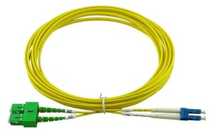 BlueOptics LWL Patchkabel Duplex LC-UPC / SC-APC SM OS2 1,0m