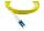 BlueOptics LWL Patchkabel LC / ST SM G.652.D yellow 1,0m