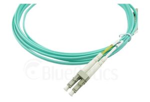 BlueOptics LWL Patchkabel LC / LC MM OM3 aqua 2,0m