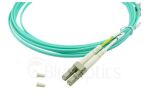 BlueOptics LWL Patchkabel LC / LC MM OM3 aqua 2,0m