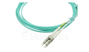 BlueOptics LWL Patchkabel LC / ST MM OM3 aqua 0,5m