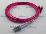 BlueOptics LWL Patchkabel LC / ST MM OM4 magenta 1,0m